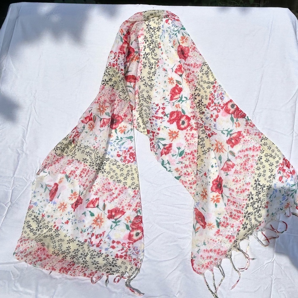 Floral scarf